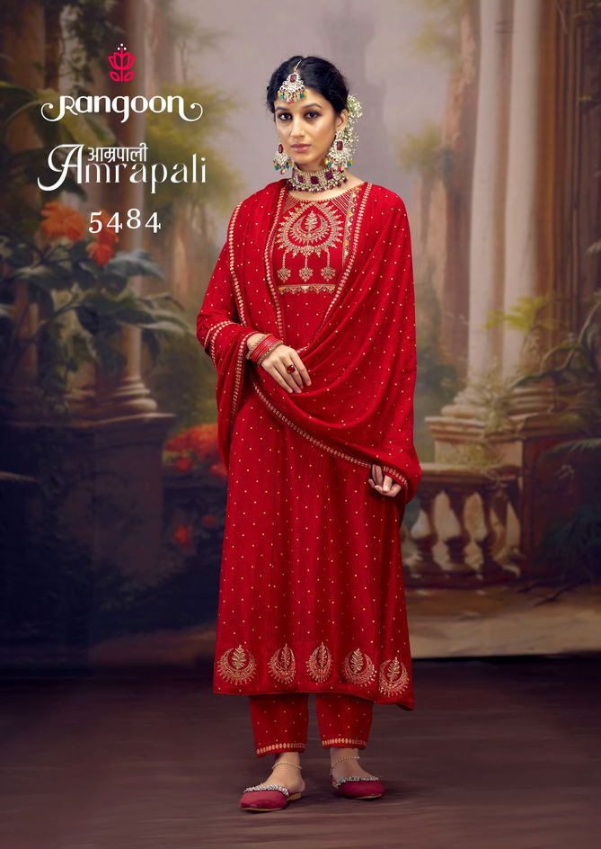 Amrapali By Rangoon Fancy Kurti With Bottom Dupatta Wholesale Price In Surat
